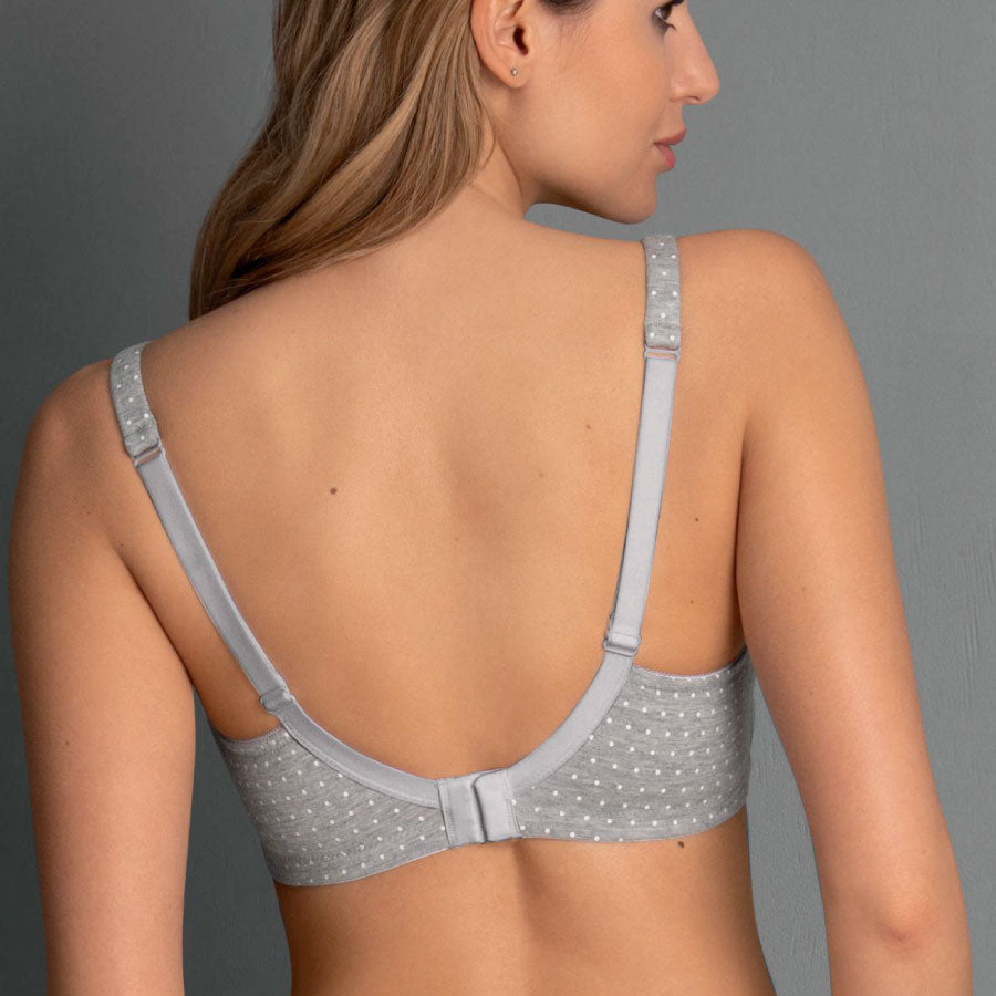 MISS DEBBY | nursing bra | without wires | heather grey