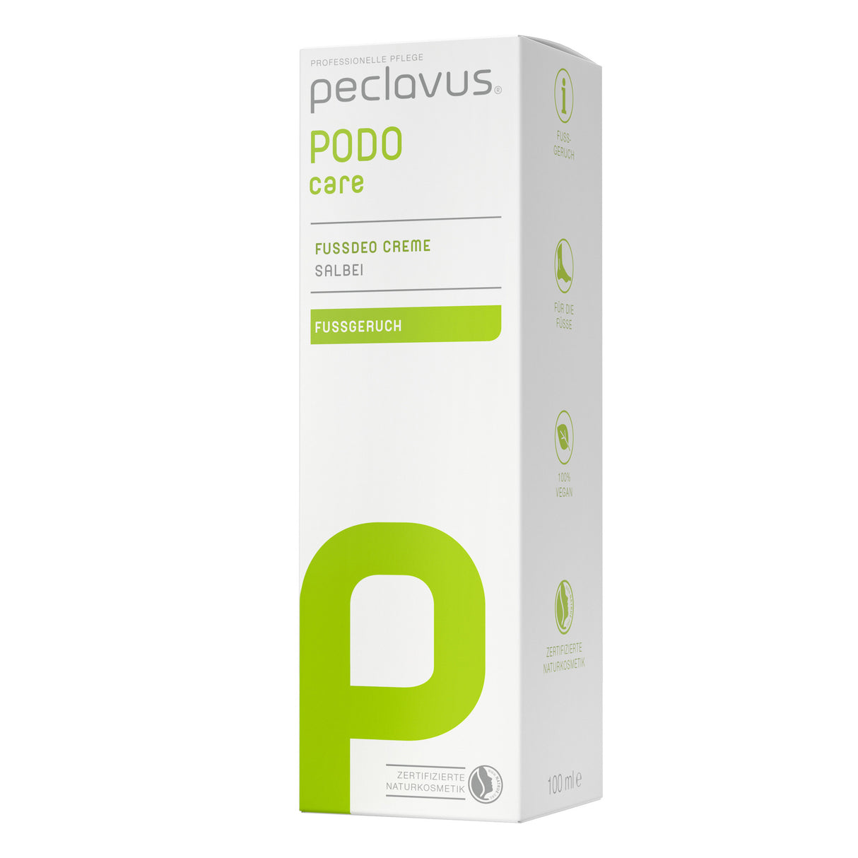 dezoderējošs krēms pēdām ar salviju // PODOcare Fußdeo Creme - dynasty.lv