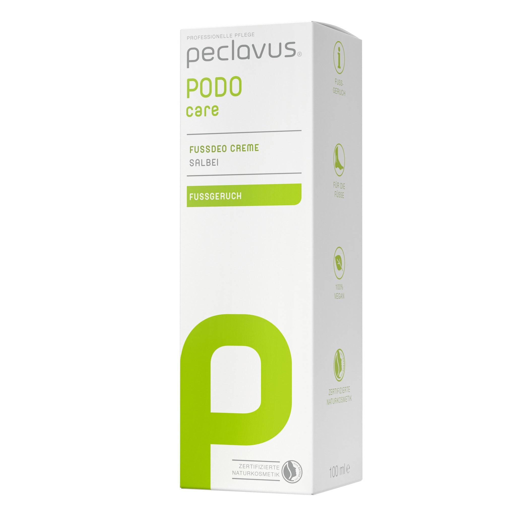 dezoderējošs krēms pēdām ar salviju // PODOcare Fußdeo Creme - dynasty.lv