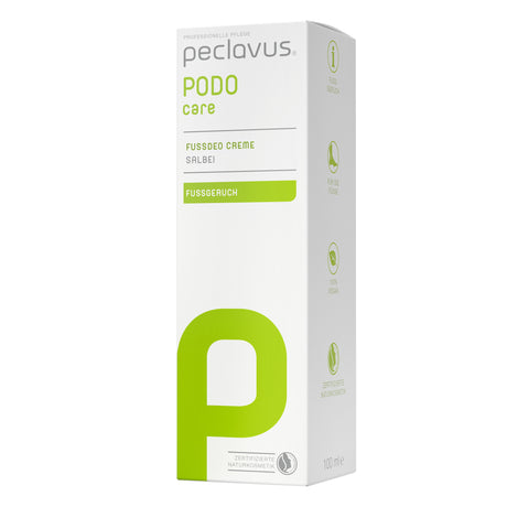 dezoderējošs krēms pēdām ar salviju // PODOcare Fußdeo Creme - dynasty.lv