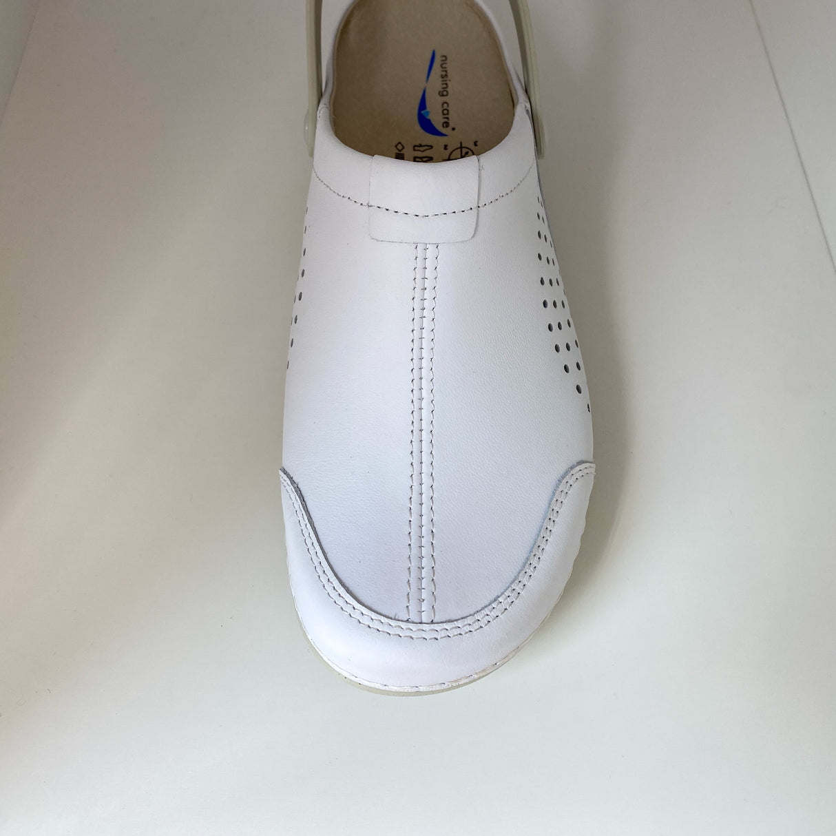 Komforta apavi darbam ar siksniņu | WHITE | Veneza