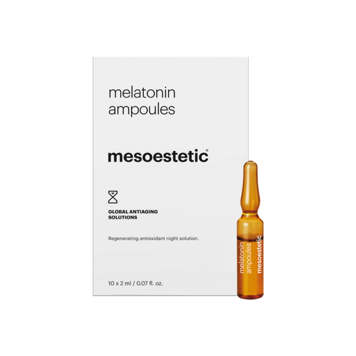 melatonim ampoules | Rejuvenating antiaging ampoules with melatonin - for use at night 10 x 2ml