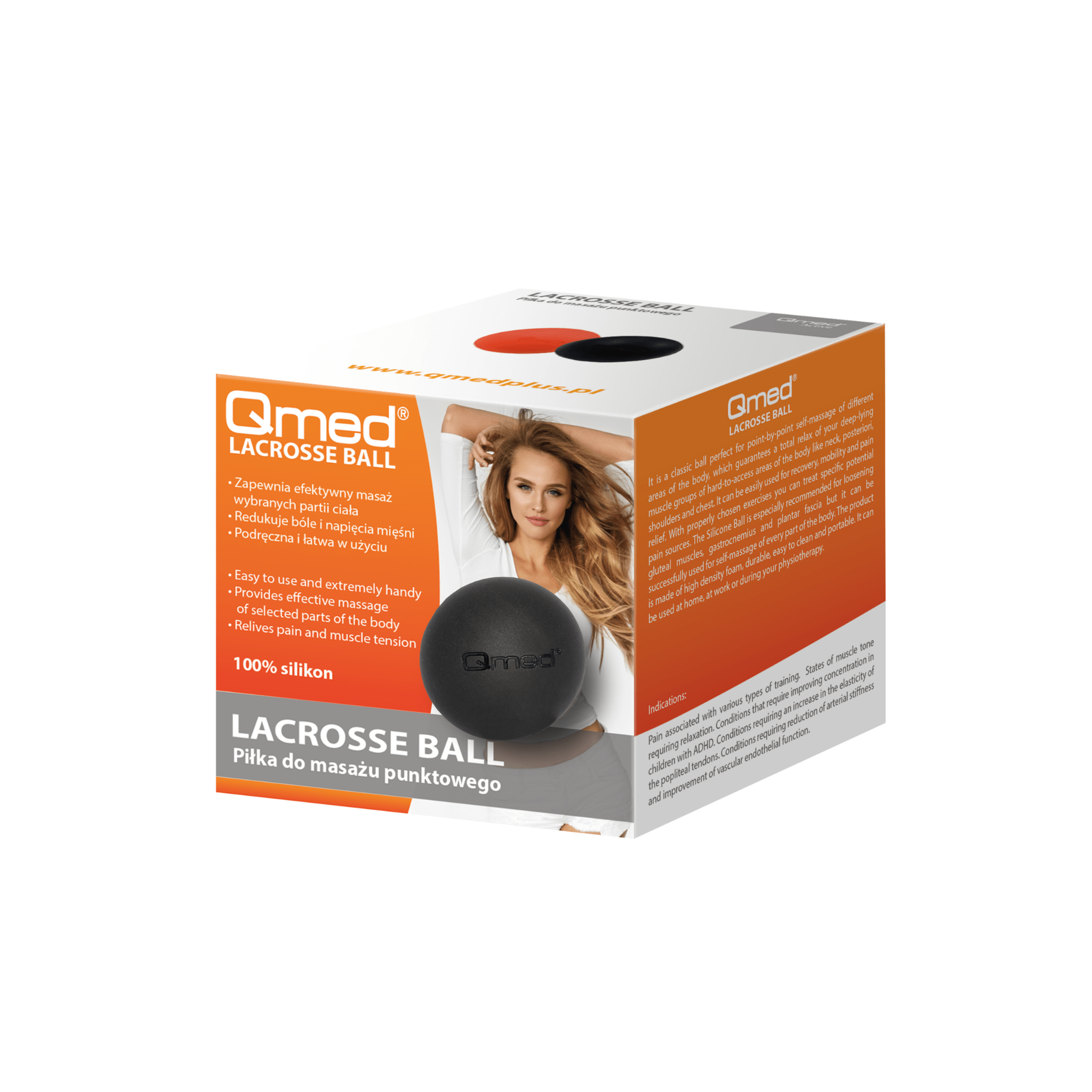 QMED Lacrosse ball massage and rehabilitation ball | 2 colors