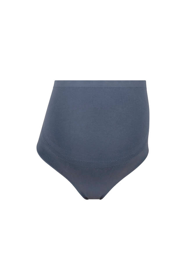 LETTER maternity panties without side seams dark gray