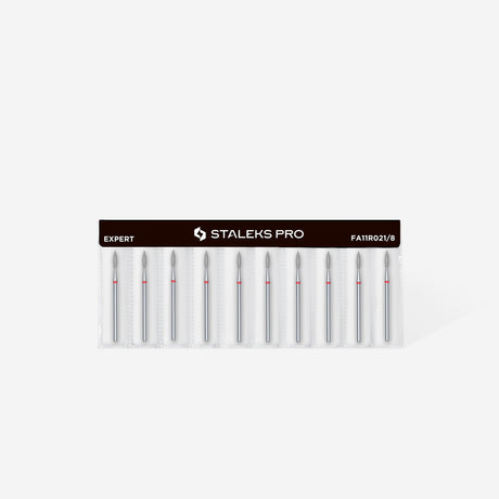 Dimanta liesmveida frēze, sarkana EXPERT, 2,1mm/8mm - dynasty.lv