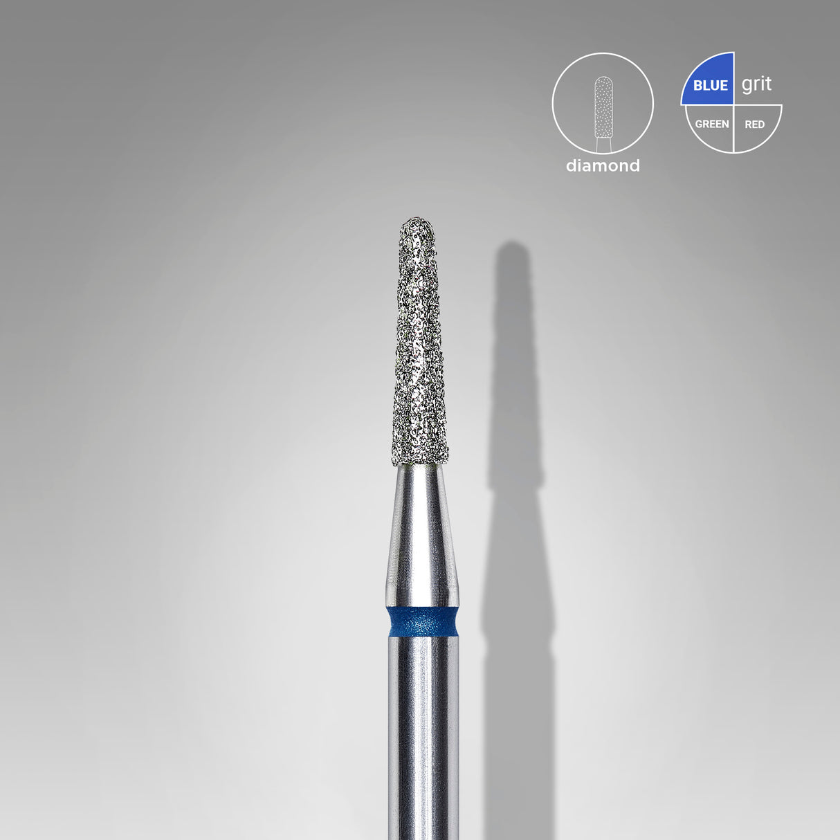 Dimanta konusveida frēze, zila EXPERT d - 1,8 mm / 8 mm