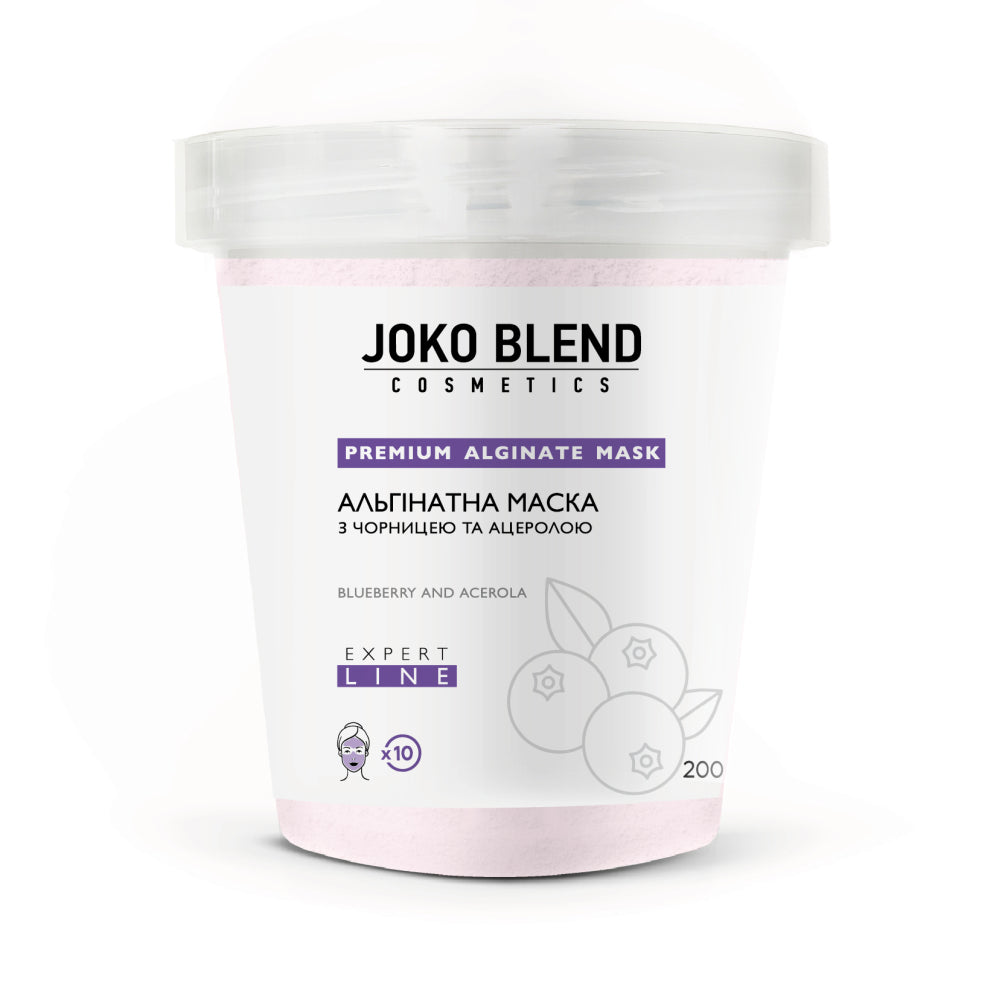 Joko Blend algināta maska sejai ar mellenēm un acerolu