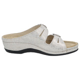 Lüneburg Atlanta Dusty Silver Perlato sānskats pa labi