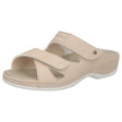 Janna Melbourne Beige Glamour Leather/Stretch 3/4 skats