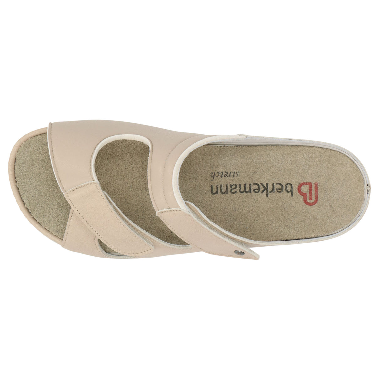 Janna Melbourne Beige Glamour Leather/Stretch skats no augšas