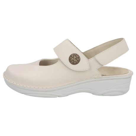 Helene Aventin Beige Leather/Stretch sānskats pa kreisi