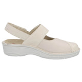 Helene Aventin Beige Leather/Stretch sānskats pa labi