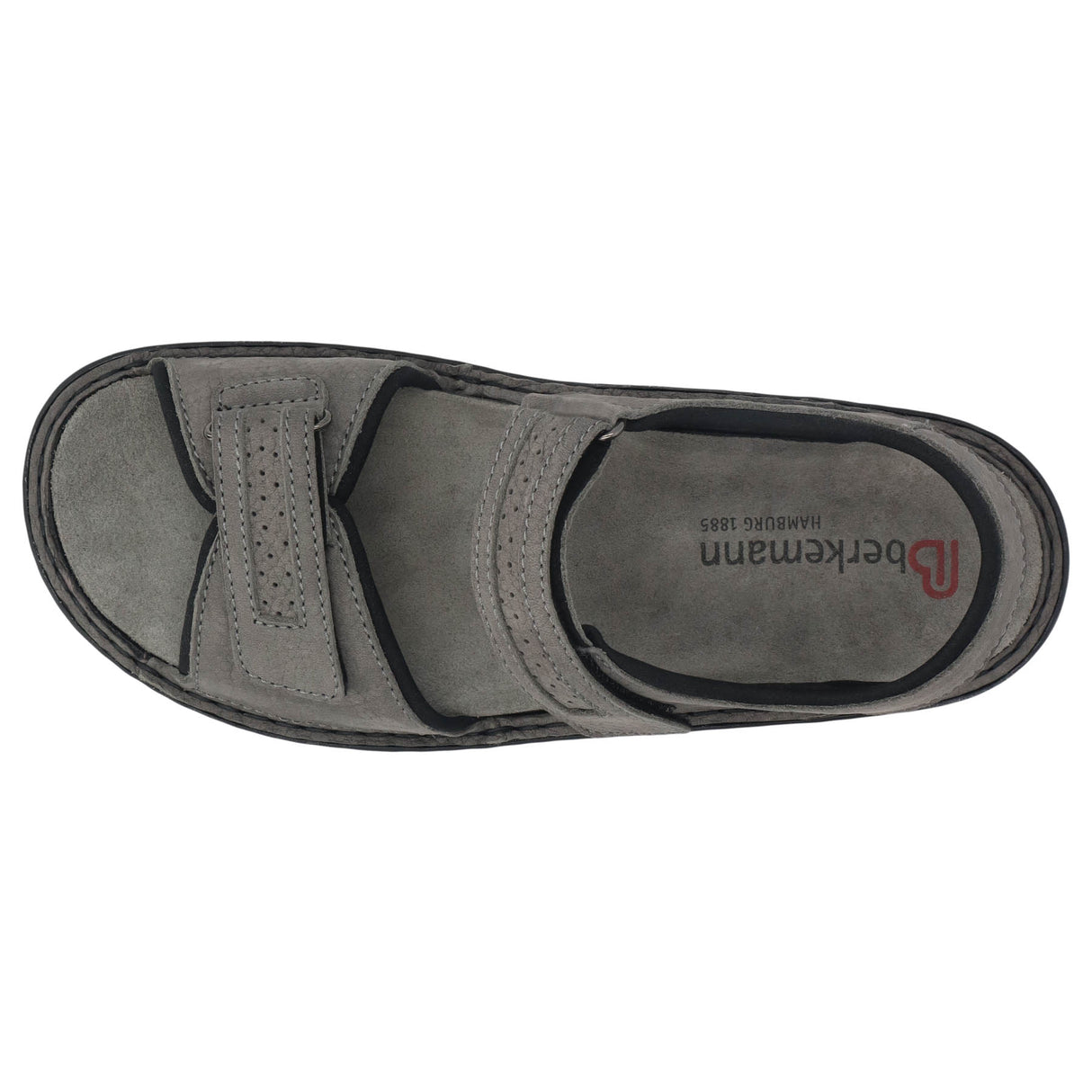 Fabian Basel Mice Gray Embossed Nubuck skats no augšas