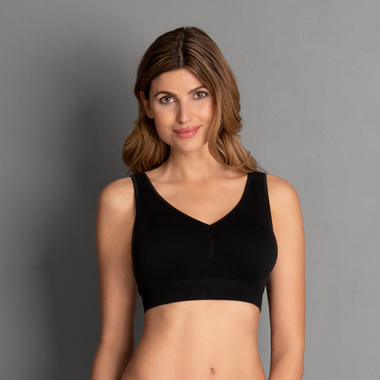 LOTTE | post mastectomy bra | without wires | black