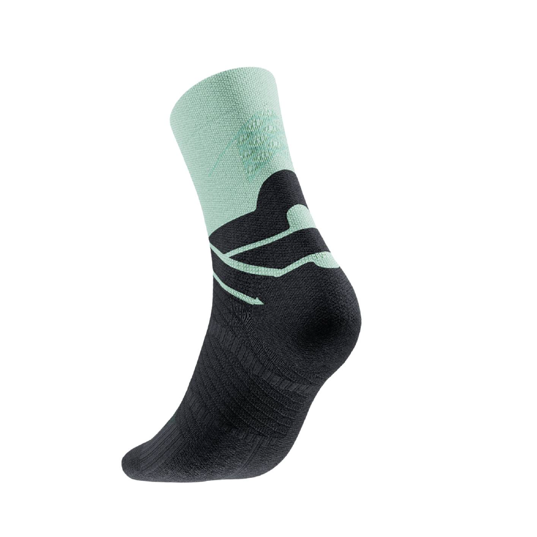 Vidēja garuma zeķes skriešanai Turquoise Sievietēm | Run Performance
