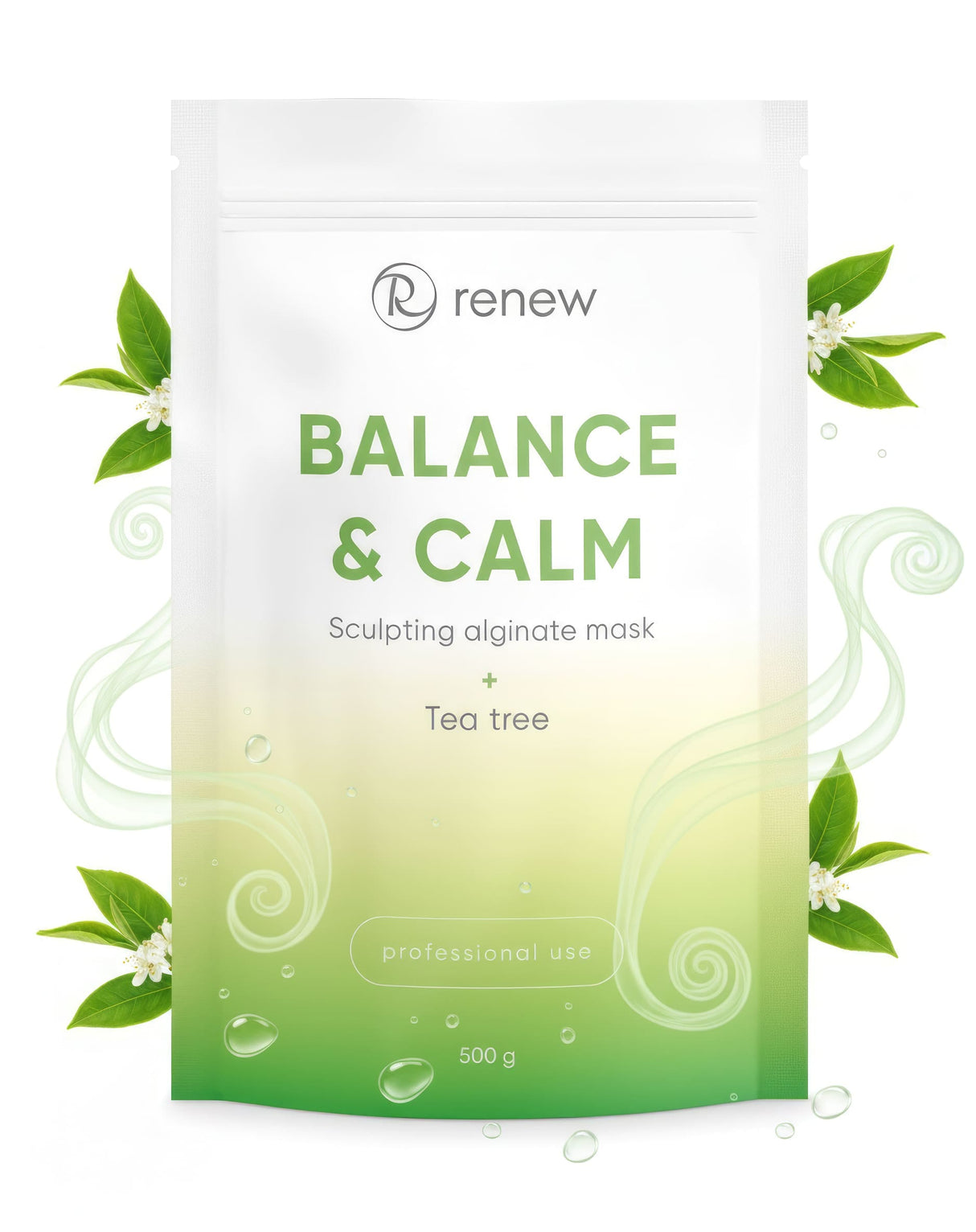 Renew Balance & Calm Alginate Rescue Mask with Tea Tree - Algināta maska ar tējas koka eļļu - dynasty.lv