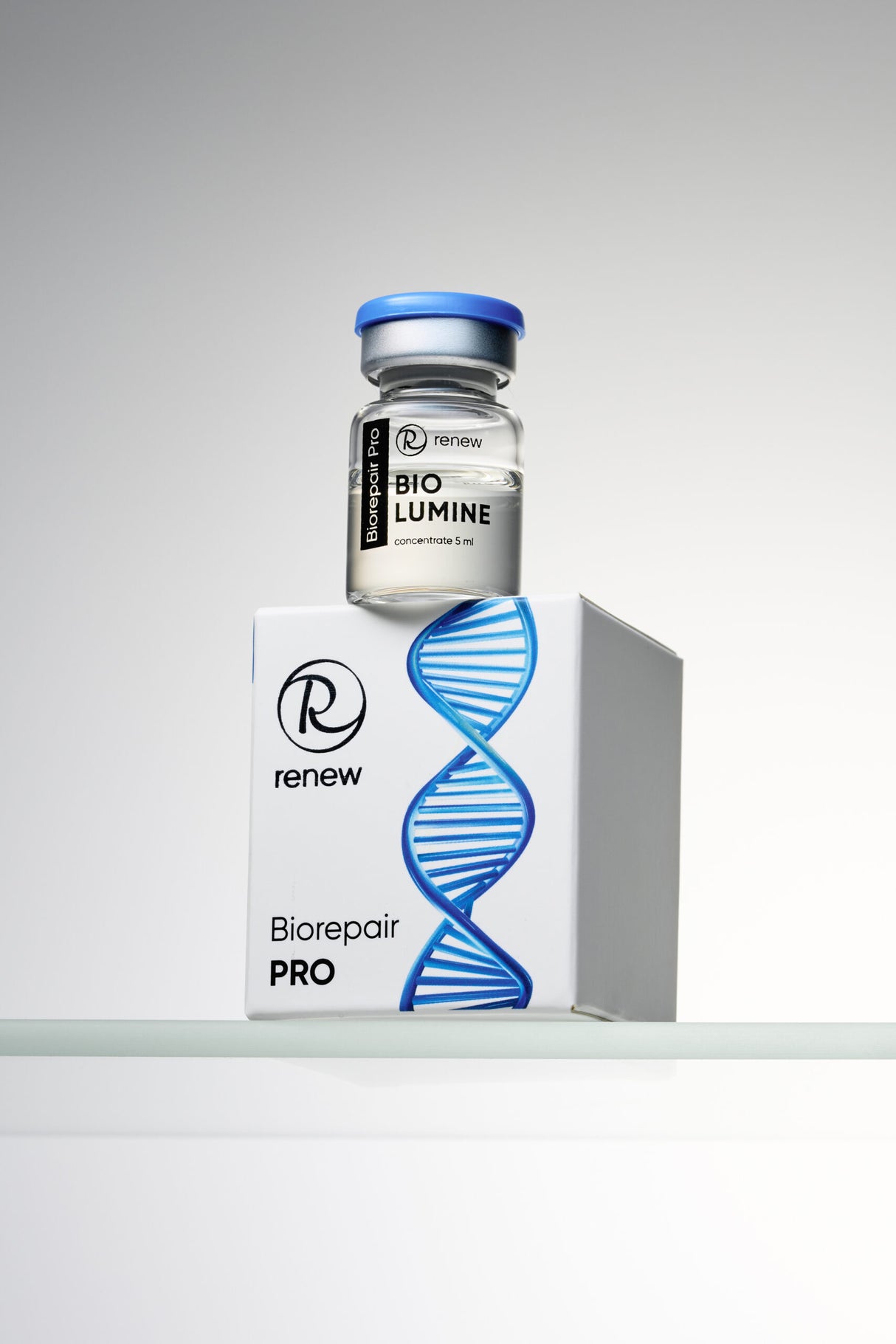 BIOLUMINE Biorepair PRO 5 x 5 ml  Sterils pret­novecošanās mezokoncetrāts ar polinukleotīdiem