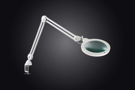 Daylight LED lupa lampa MAG XL, balta