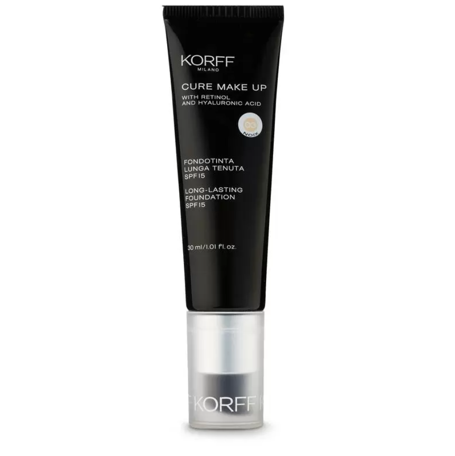 Long-lasting foundation with matting effect, SPF15