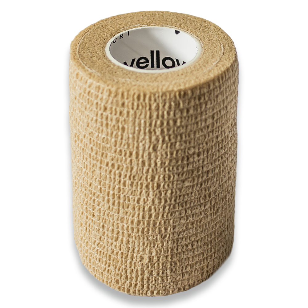 Pašlīpošā saite, bēša | yellowBAND cohesive bandage, 7.5 cm x 4.5m