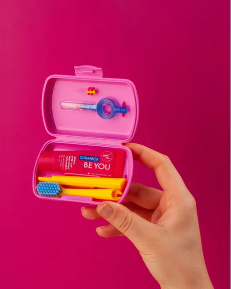 Ceļojuma komplekts, rozā