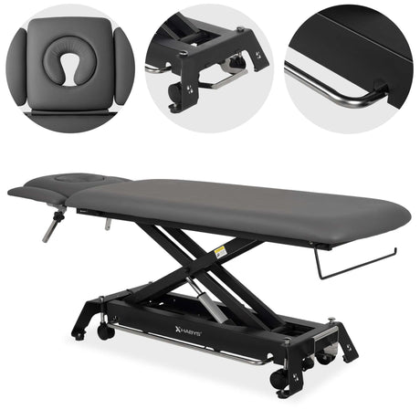 Evero Cross X4 ERGO procedūru galds, kājas vadība