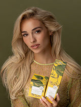Magrada Linden Flower matu kopšanas līnijas šampūns un kondicionieris ar modeli