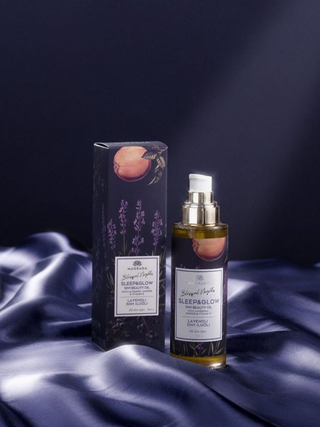Magrada Sleep & Glow 5in1 lavandas skaistuma eļļa, 100 ml iepakojuma tuvplāns
