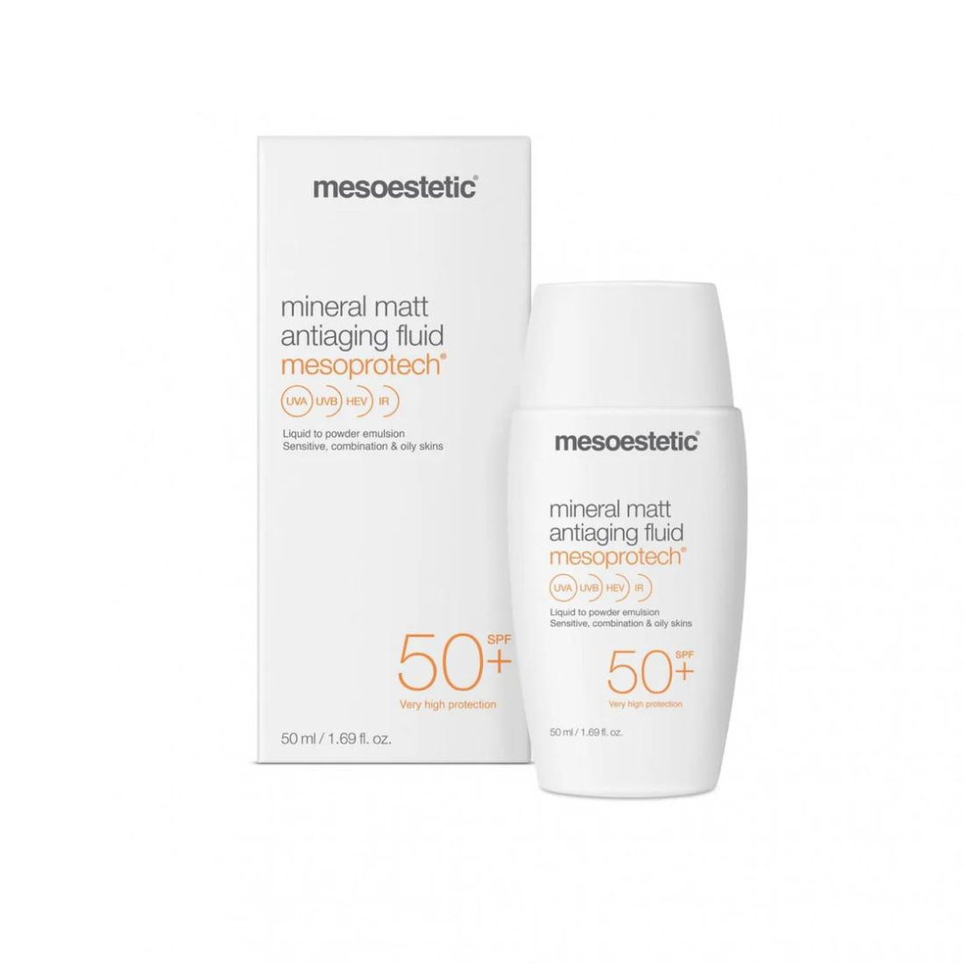 mesoprotech mineral matt antiaging fluid | Pretnovecošanās fluīds SPF 50+ 50ml