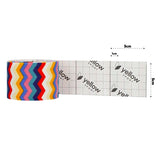 Kinezioloģiskais teips, krāsains zigzag | yellowTAPE Kinesiology tape, 5cm x 5 m