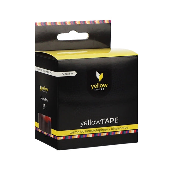Kinezioloģiskais teips, krāsains zigzag | yellowTAPE Kinesiology tape, 5cm x 5 m
