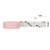 Teips sejai, gaiši rozā | yellowTAPE Facial lymphatic kinesiotaping tape, 2.5 cm x 5 m