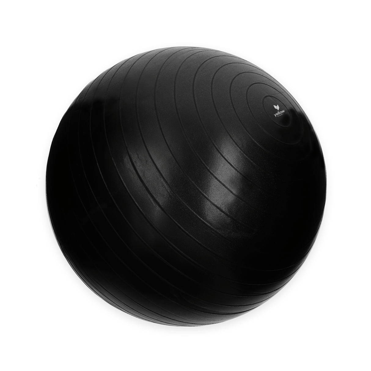 Vingrošanas bumba, melna | yellowGYM Exercise ball, 65 cm