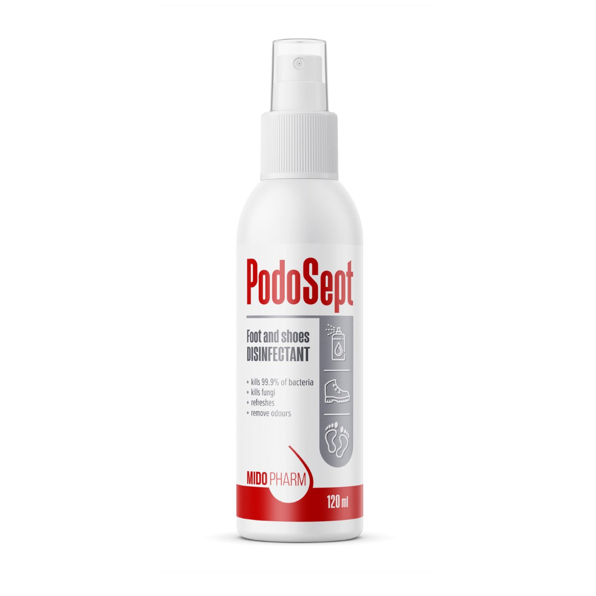 PodoSept | Means for disinfection of feet and shoes