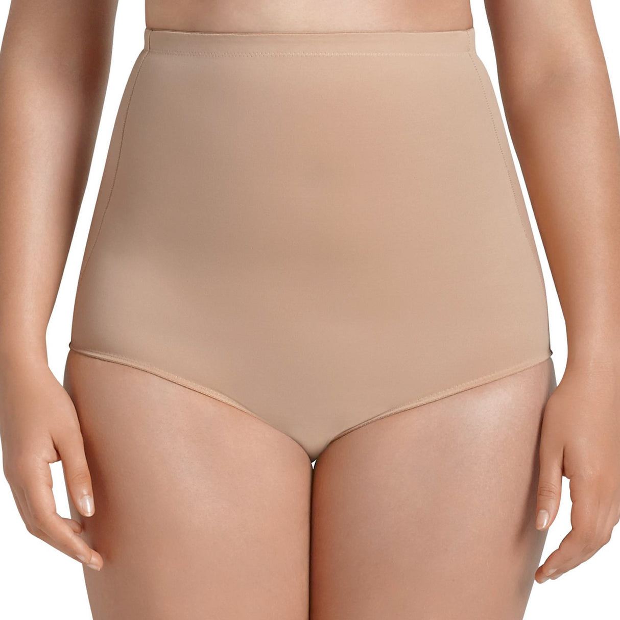 REGAINING FIGURE | elastic panties | with a high waist | beige