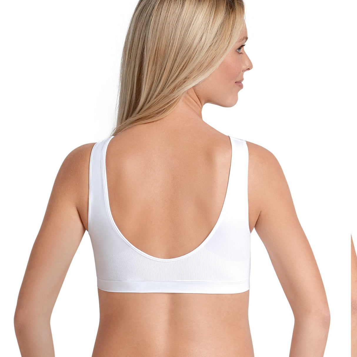 SEAMLESS | maternity bra | without side seams | white