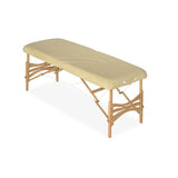 Protective cover for massage and treatment tables with fasteners (oil resistant)