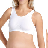 SEAMLESS | maternity bra | without side seams | white