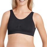 SEAMLESS | maternity bra | without side seams | black