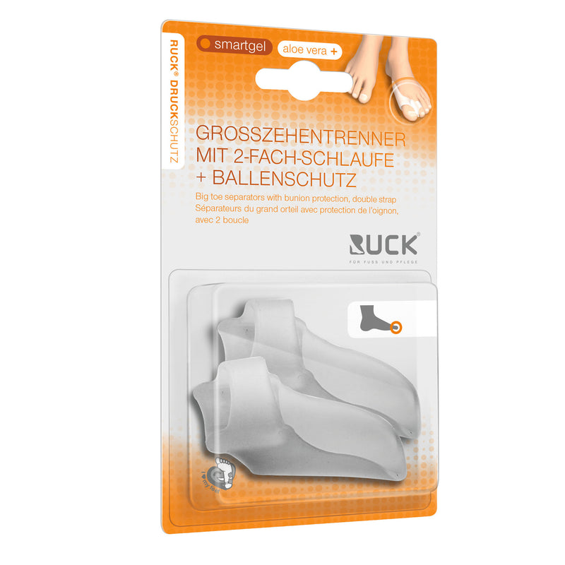 RUCK SMARTGEL // īkšķa starplika ar aizsargpolsteri pēdas kauliņam 2gab. - dynasty.lv