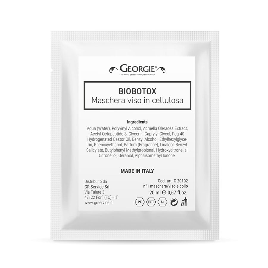 GEORGIE // Biobotox mask for face and neck // 1 pc.