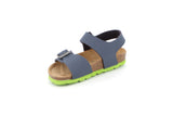 Luce Blu-Lime | Children's sandals