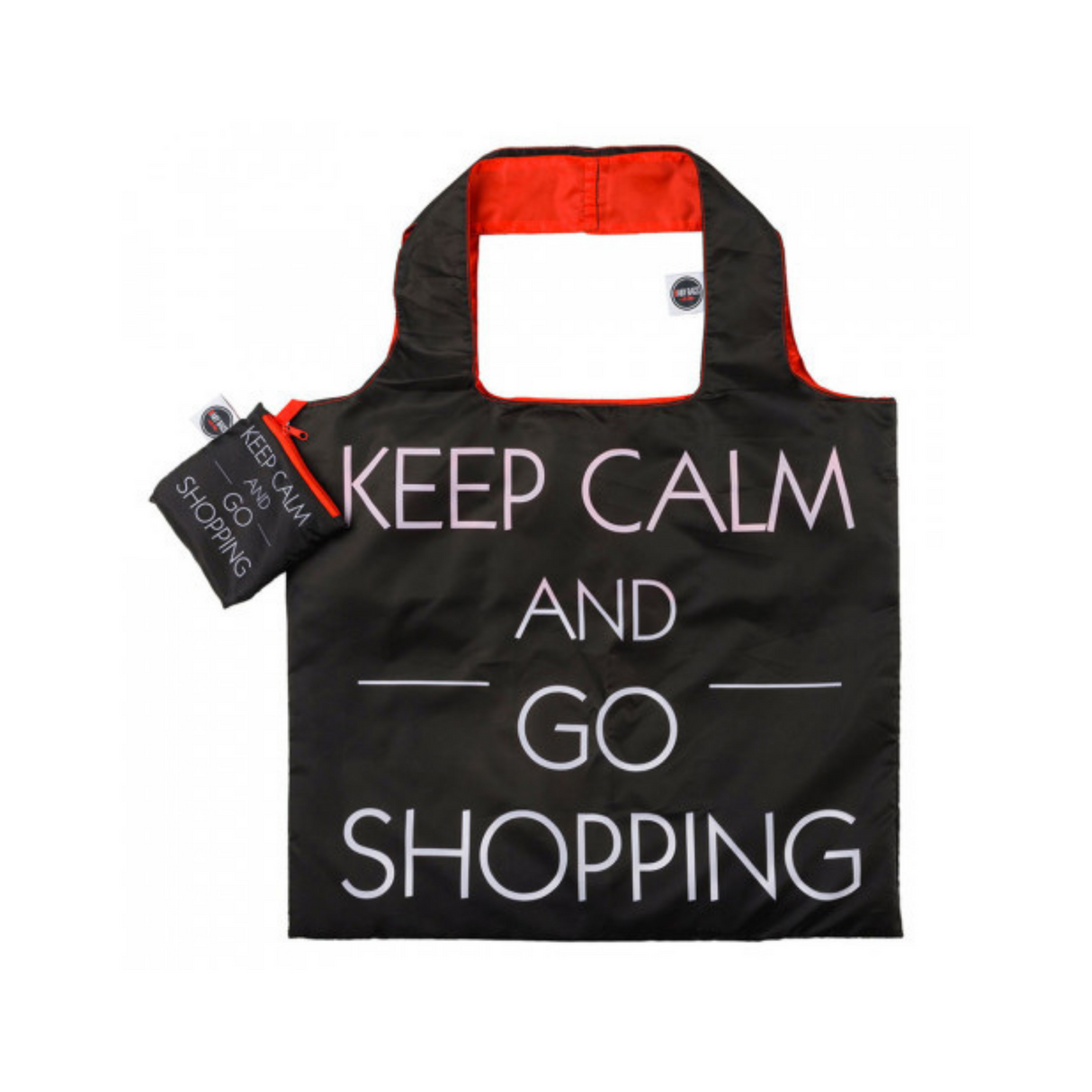 Anybag iepirkumu soma Keep calm and go shopping