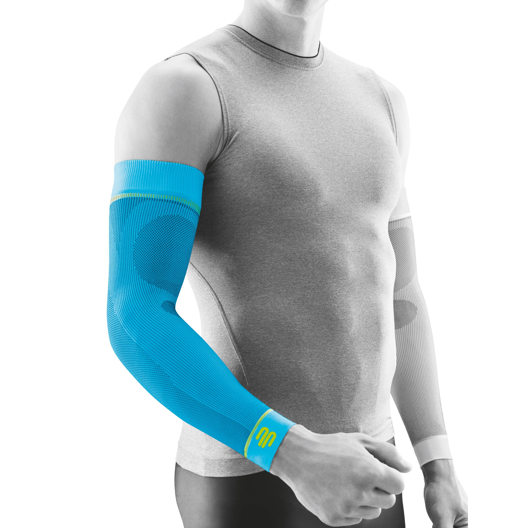 Arm Compression Sleeves White from BeVisible Sports – BeVisible Sports